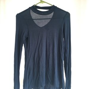 blue long sleeve